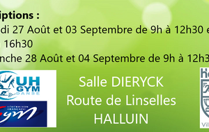 3 &amp; 4 - Inscriptions pour la Saison 2022-2023